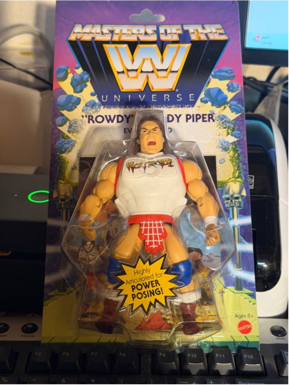 WWE Masters of the Universe "Rowdy" Roddy Piper Action Figure New in package